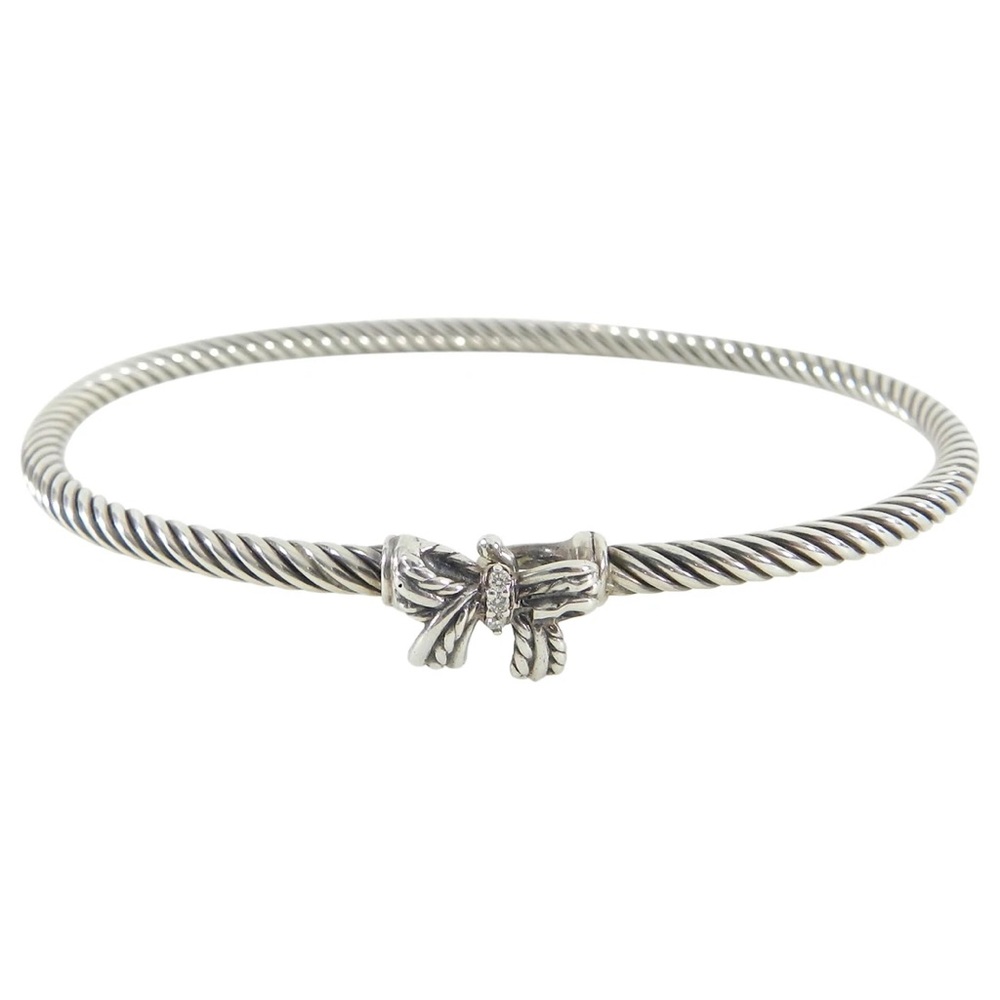 David Yurman Silver Bow Bracelet